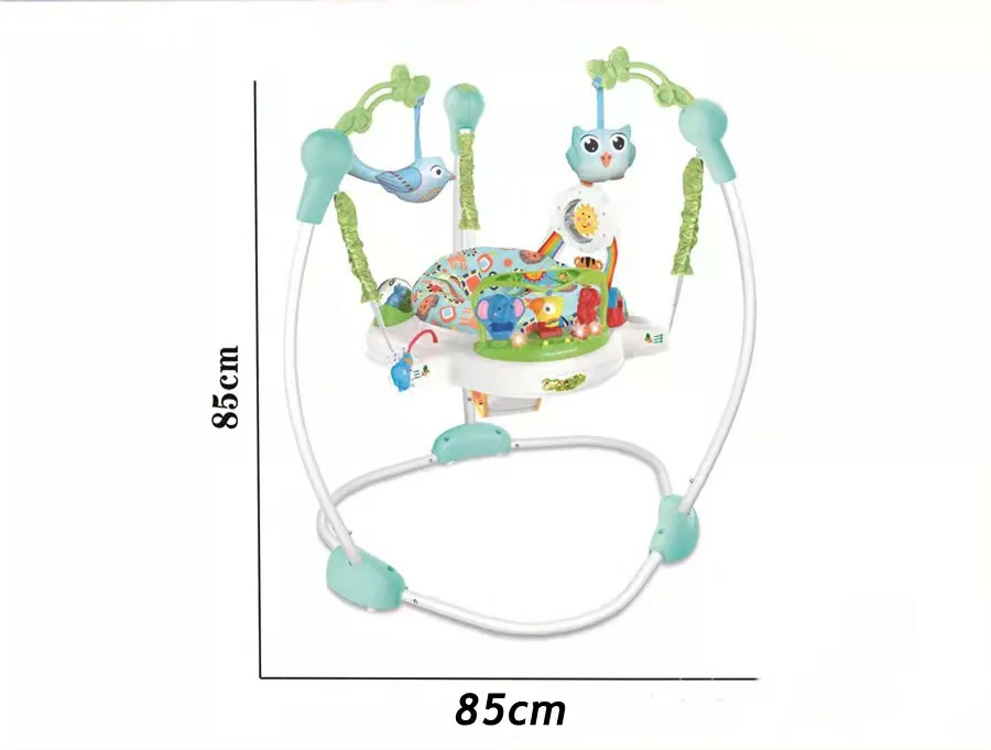 High quality bouncer rotatable music baby jump chair walker swing chair for baby