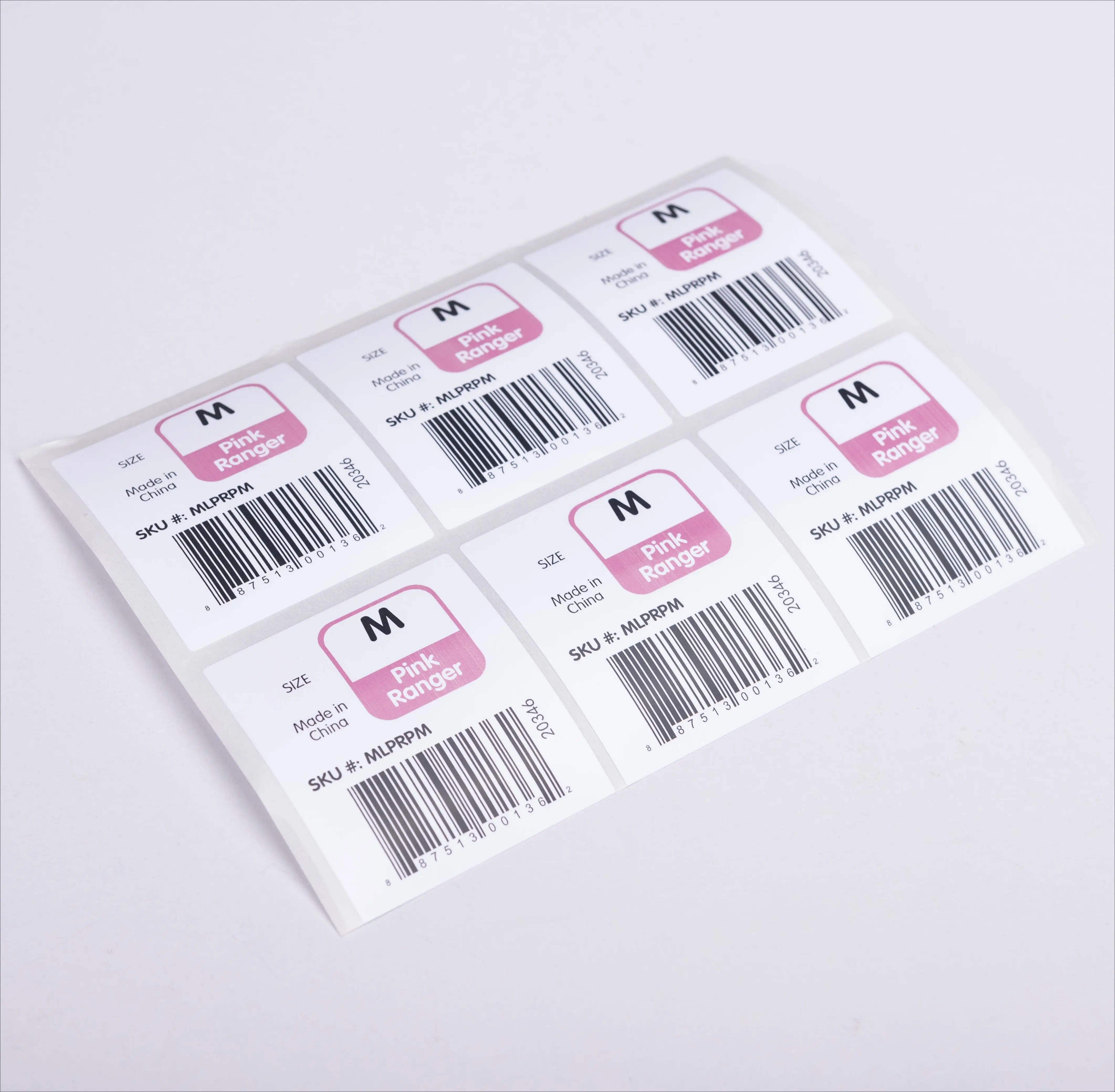 High Quality Competitive Price Garment Accessories Packing Sticky Paper, Sticker-Label,Label Garment Sticker