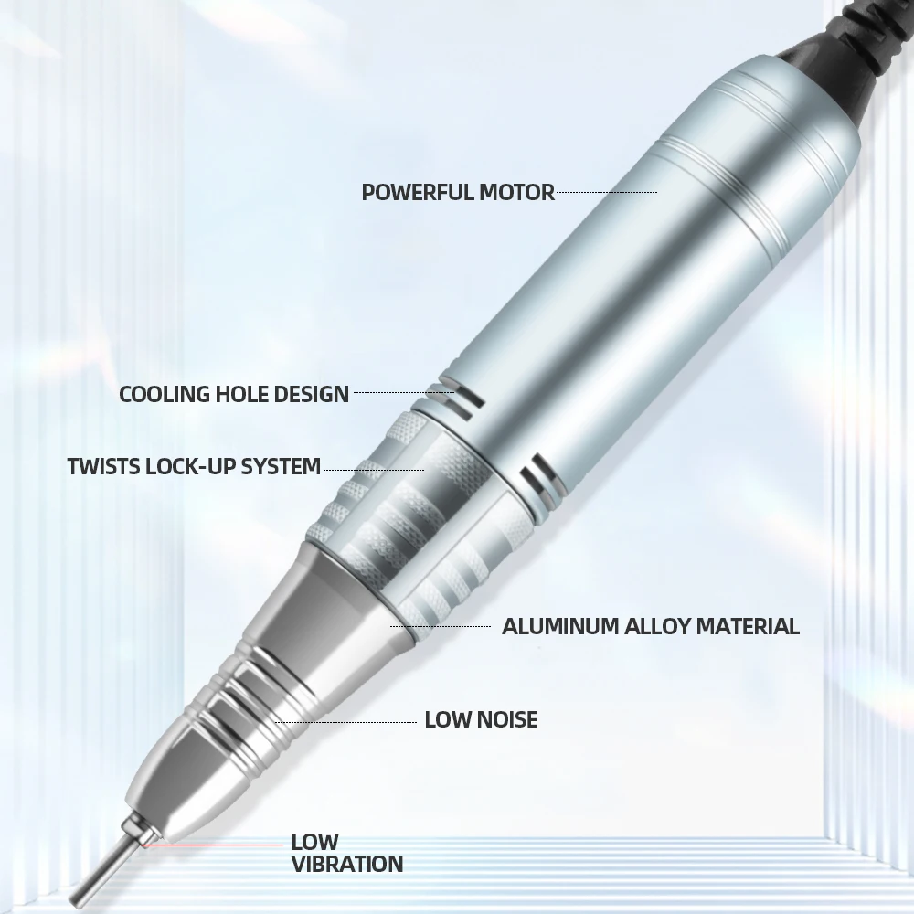 Jimdoa 35000RPM Strong Professional  Nail Electric Drill Model Handpiece Manicure Pedicure Nail Drilling Machine