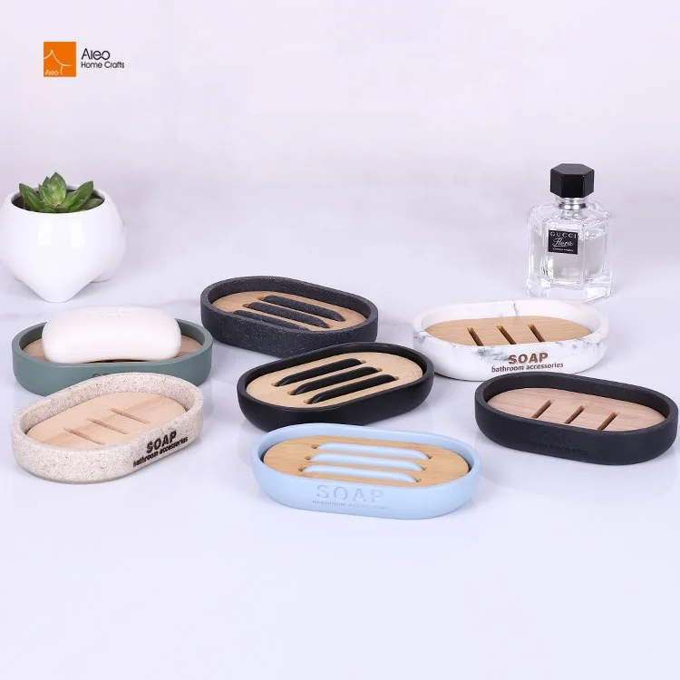 Под заказ каучуковая мыльница бамбуковый держатель коробка для душа кухонная раковина двухслойная сливная