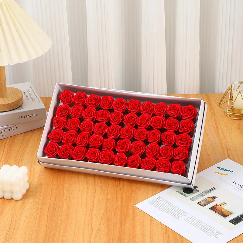 Mini Rose Soap Flower 50pcs Heads Wholesale Artificial Flower