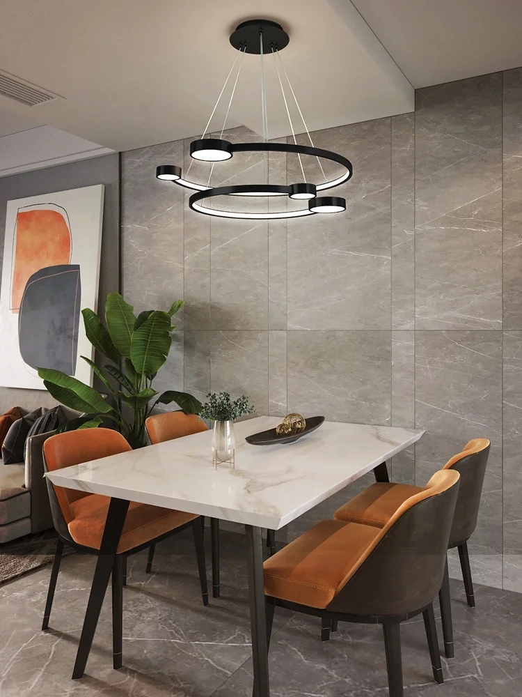 Luxury interior hanging ceiling suspended lamp new lighting modern led chandelier pendant light