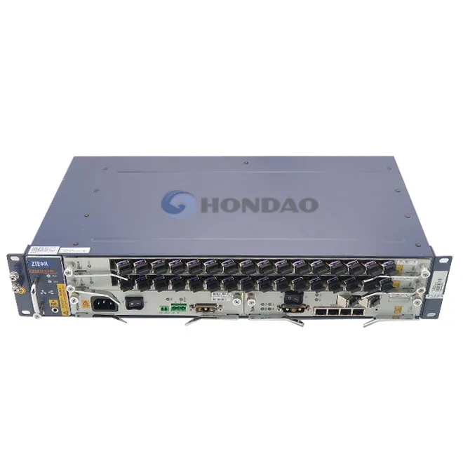 HONDAO original ZTE 19 inch ZXA10 C320 OLT chassis, Optical Line Terminal, AC+DC dual power supply input