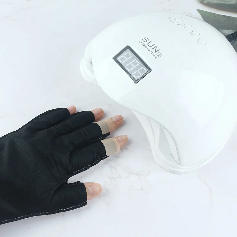 Disposable Anti Uv Light Protect Gloves Nail Gloves Led Lamp Nail Uv Protection Radiation Proof Glove Manicure Nail Art Tools