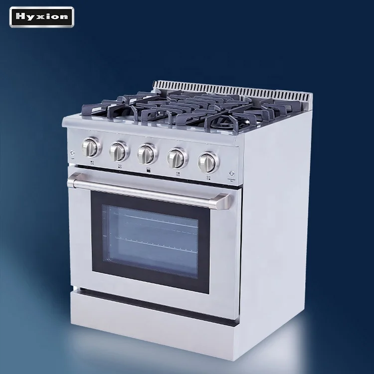 30 Inches Four Burner Gas Range with Oven
