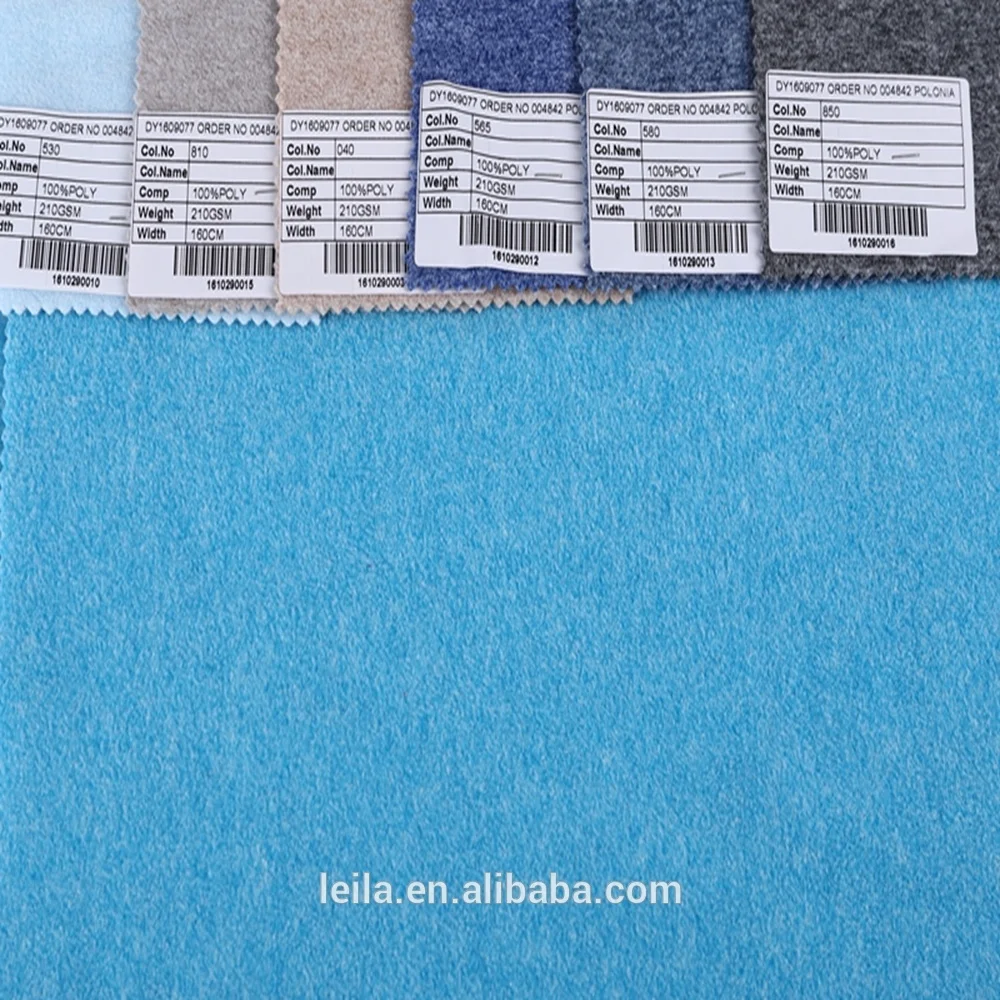 Cheap price 100% polyester recycled new knit micro polar fleece fabric