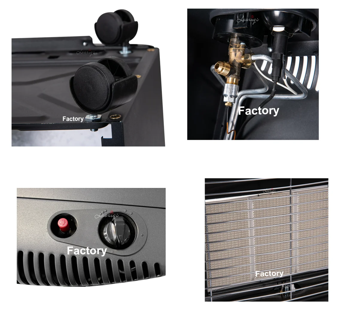 2024 New style indoor gas heater flame out protection device hotel bedroom living room dining room  gas heater portable