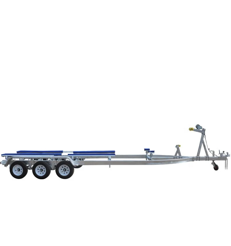 Galvanized Steel Boat Trailer For Heavy Boat Watercraft Trailer