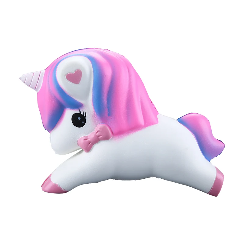PU unicorn Squishy Toy Hot Selling Decompression Squeeze Toy PU Stress Balls Sport Toys