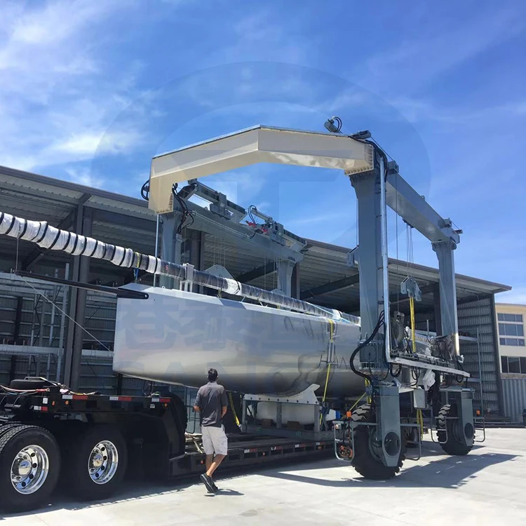50ton 100ton 200ton 300ton 500ton Yacht Crane China Marine Travel Lift Hydraulic Boat Lift Cranes