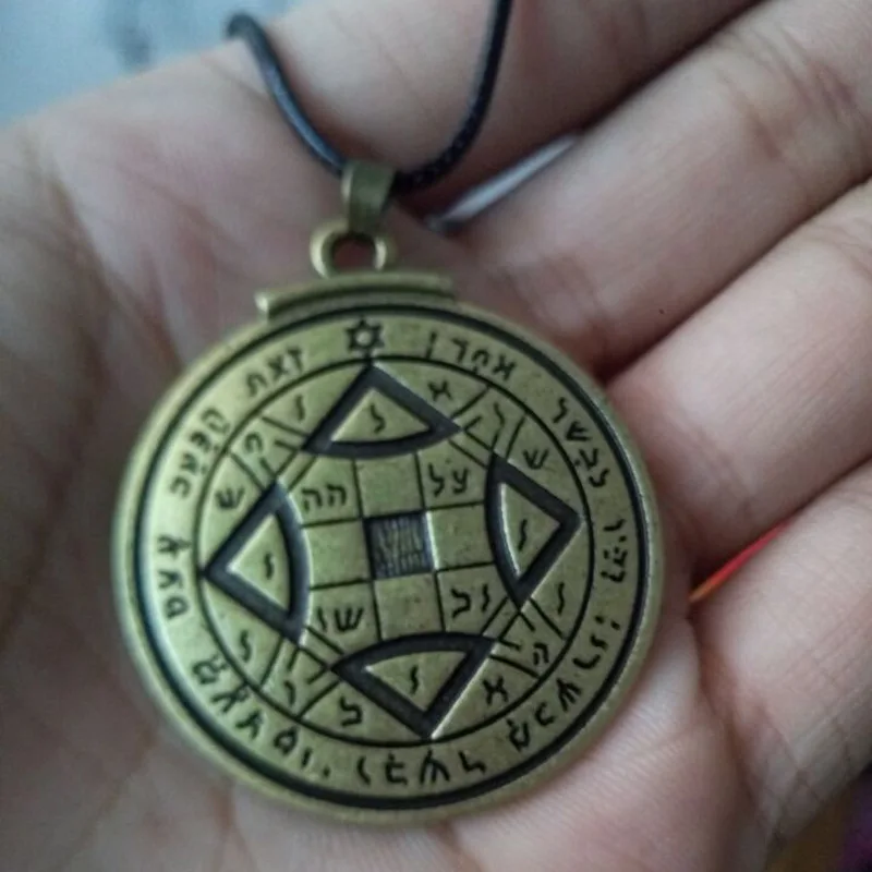 Solomon Amulet Seal Pendant Viking Necklace Love Seal Pagan Rune Necklace