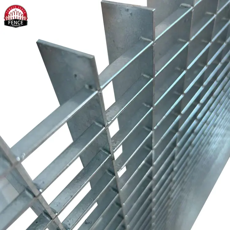 Heavy Duty Serrated Galvanized Gratings - Ideal for Platform Walkways and Driveway Drains