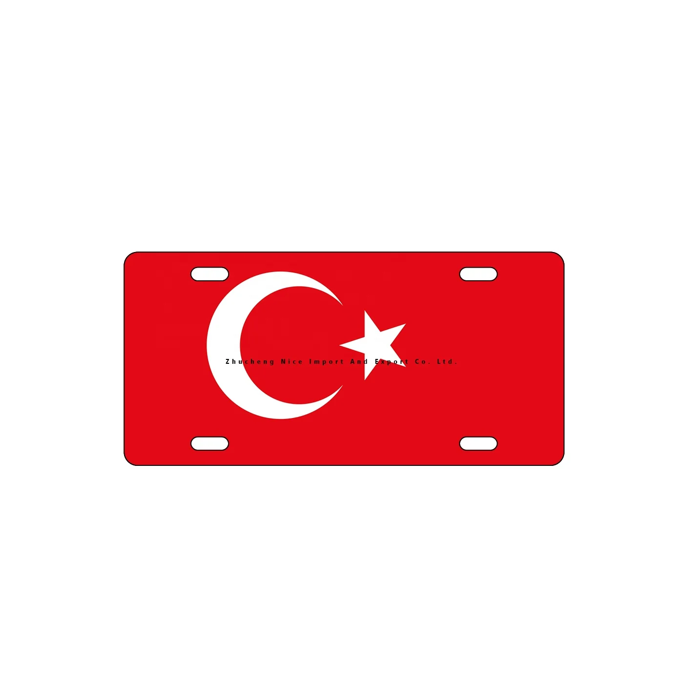 Top selling All national license plates frames custom high quality Turkey Car license plate