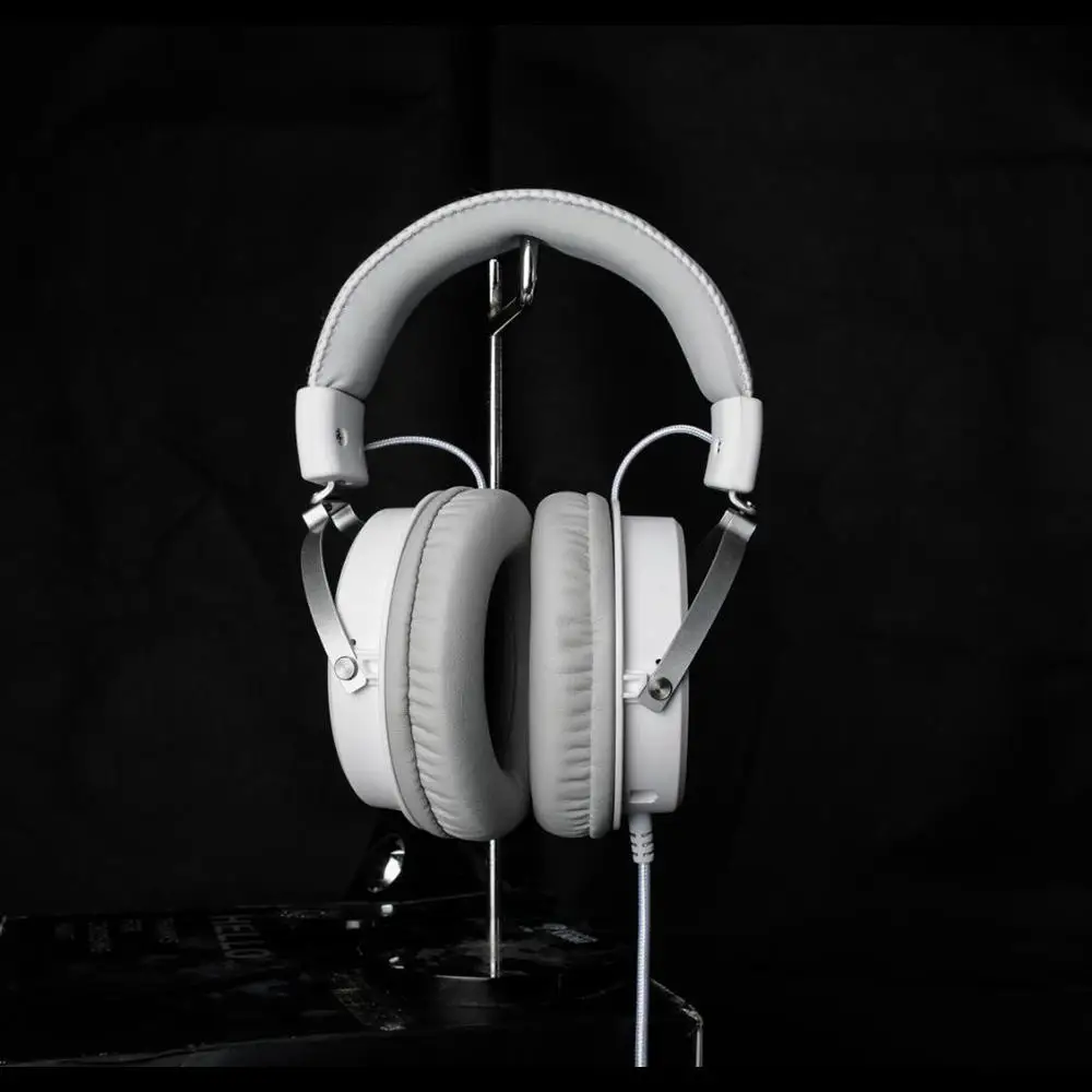 Professional Rog Wired 3.5mm Plug 50mm Metal Gaming Headset On-Ear Headphones