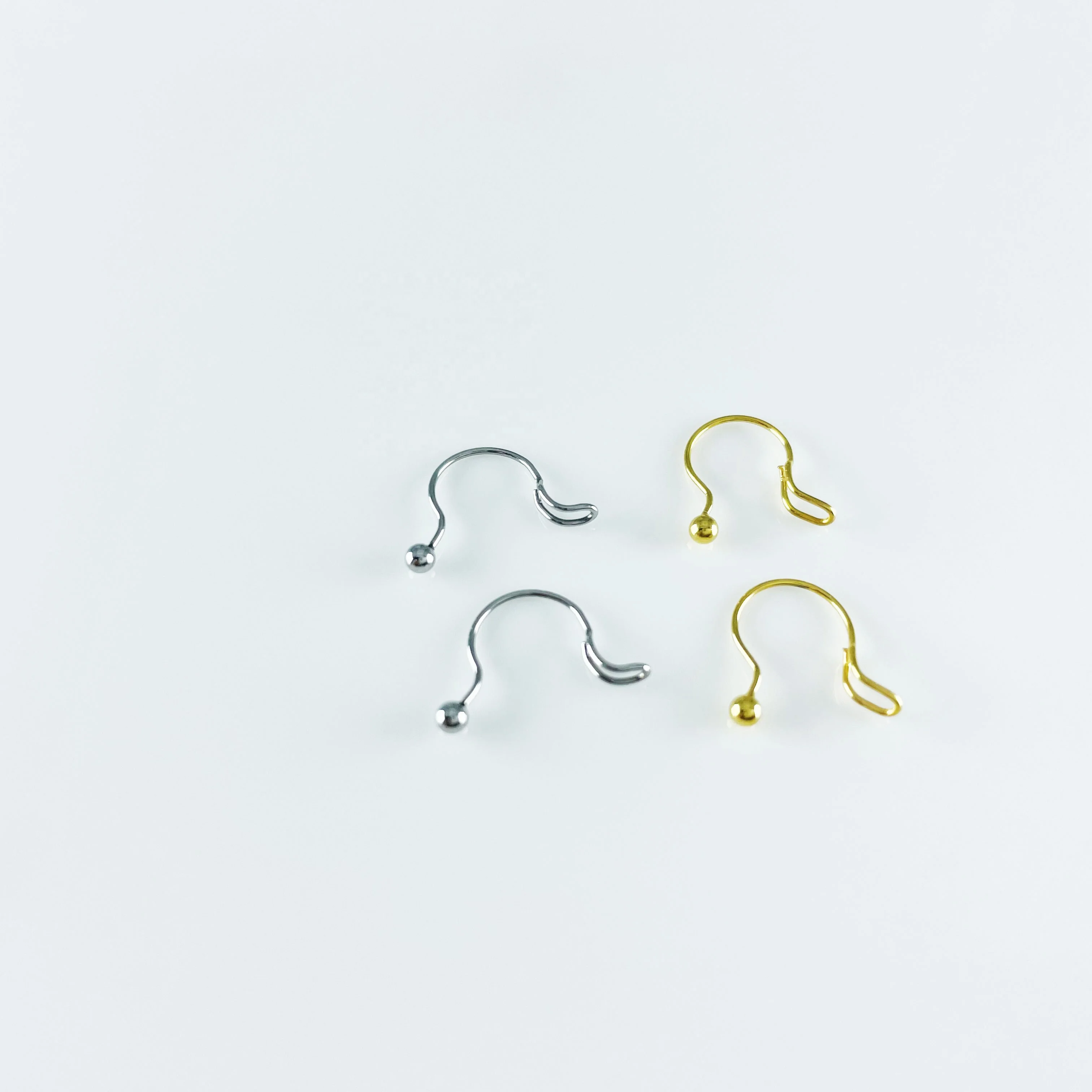 Wholesale Custom Stainless Steel 18k Gold Non Piercing Lips Nose Ring