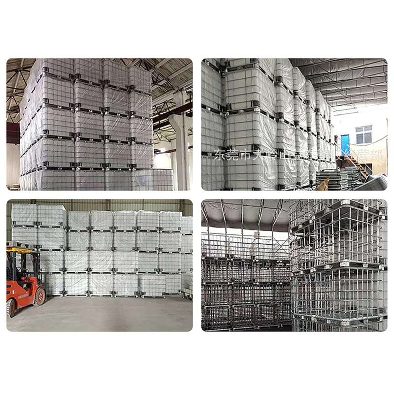 Многоцветный Пластиковый тонно танк IBC 1000 литров антистатический