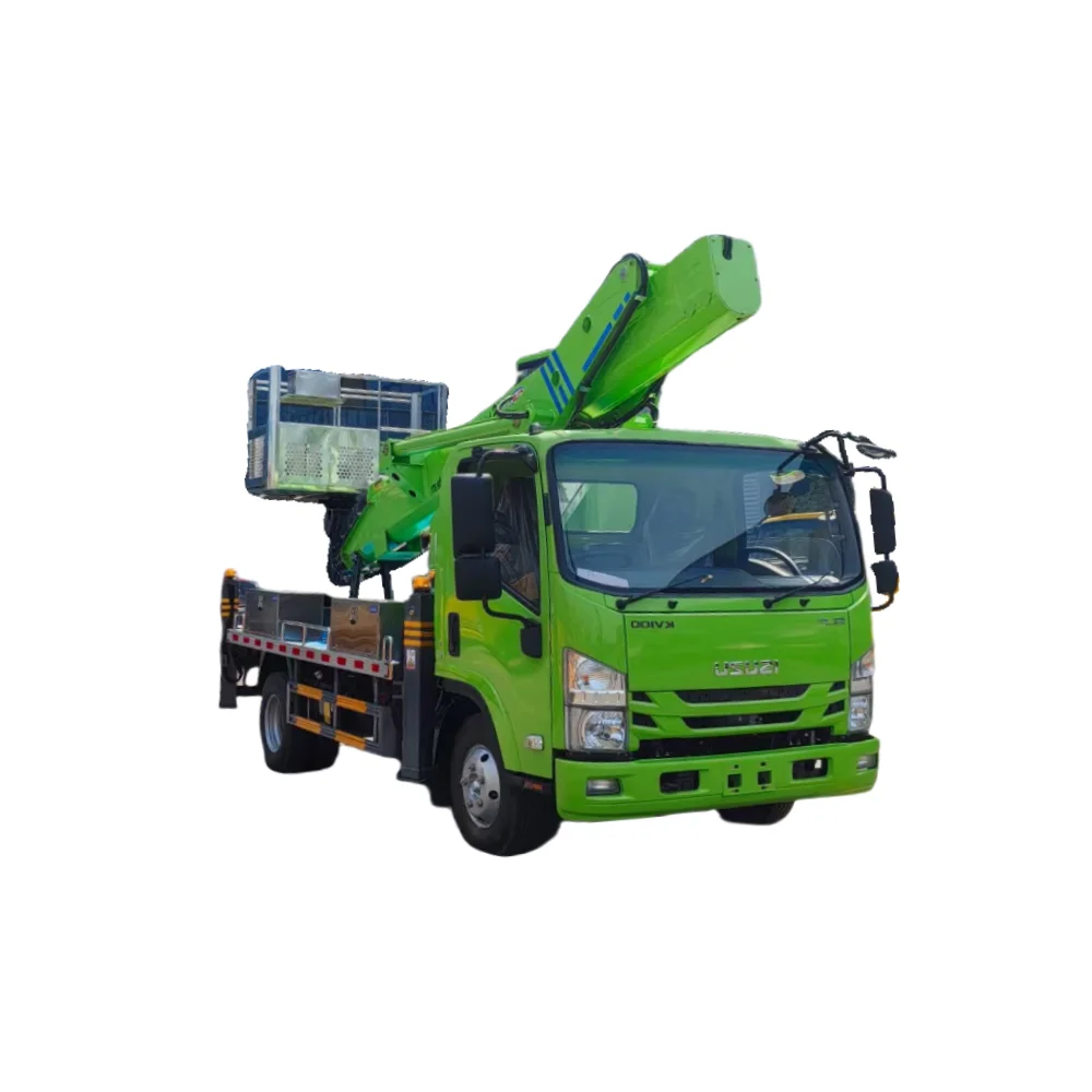 Factory supply 30M 34m 36m ISUZU truck mounted aerial working platform aerial lift truck With Remote Control