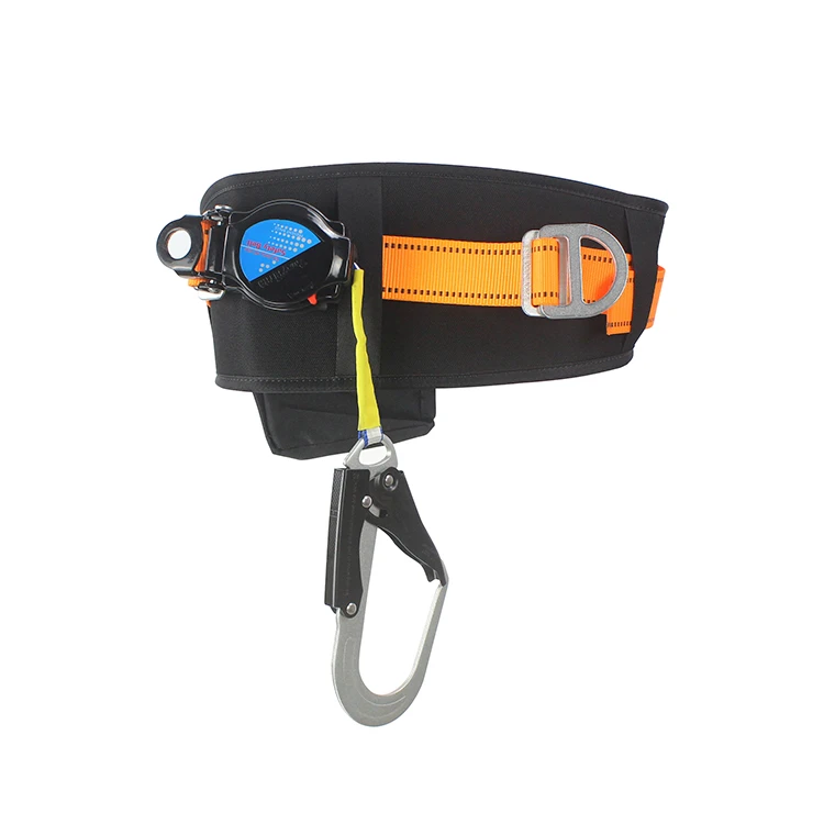 High Quality Body Belt Fall Protection Speed Differential Device Waist Safety Lanyard Harness