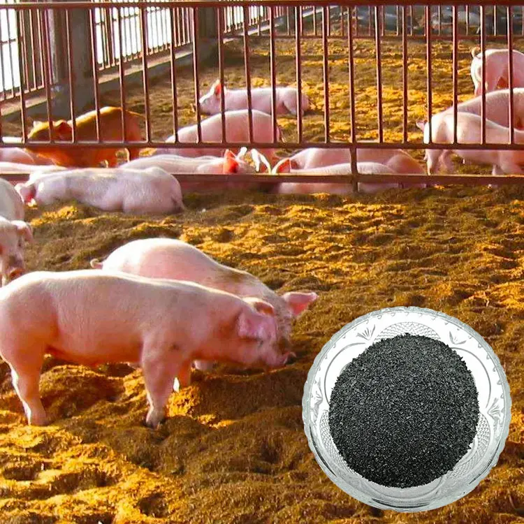 RUNTU super anti bacterial feed grade sodium humate perfect food poultry chicks goats feed additives