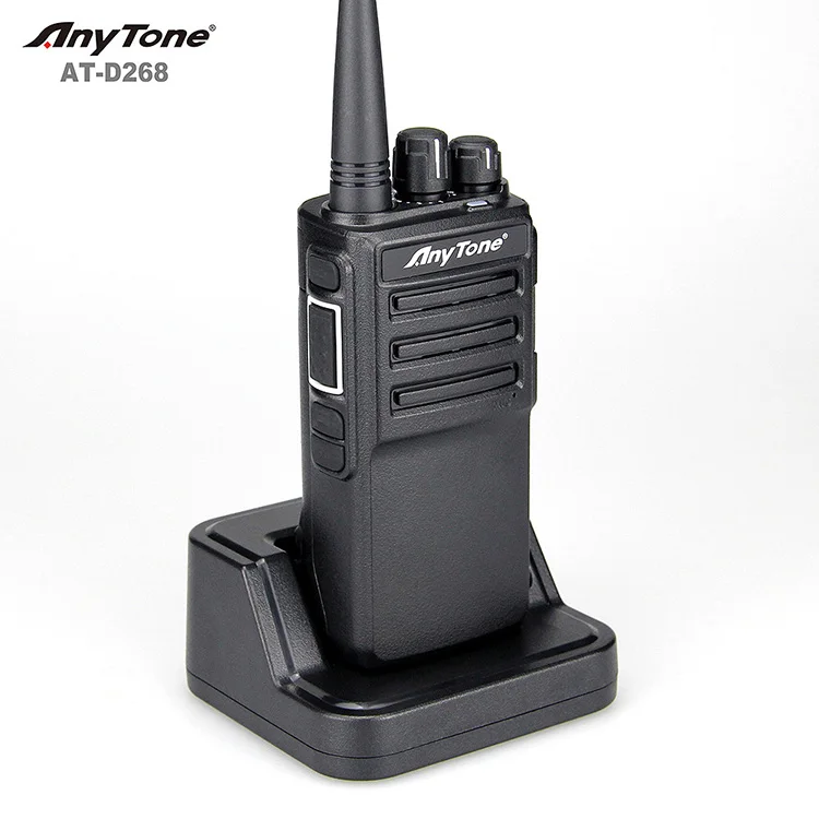 Anytone DMR digital Radio AT-268 3000mAh battery GPS Radio  Long Range Walkie Talkie AES256 Encryption Portable radio