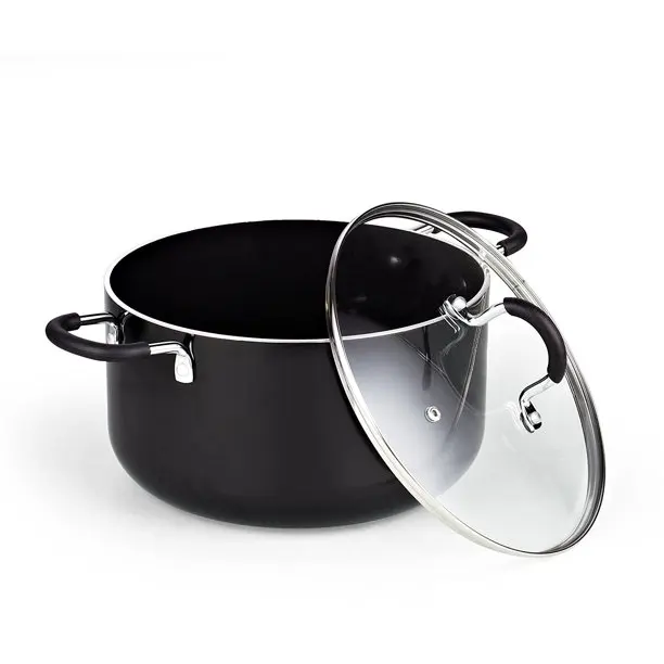 8 Piece Black Household Items kitchen ware set kitchen tool set cookware set non stick