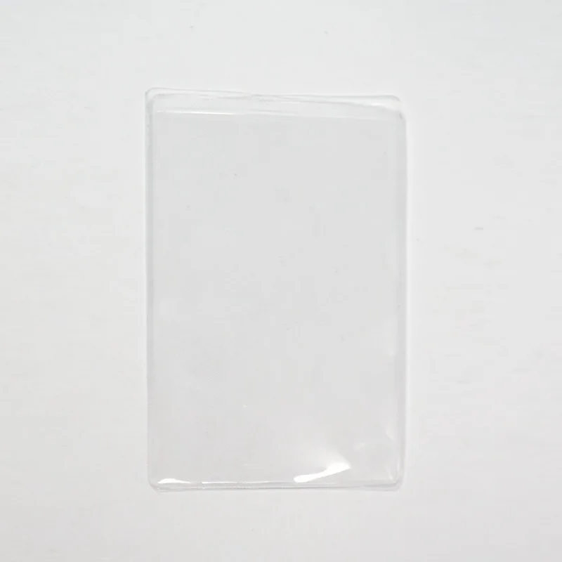 2021 Special hot selling transparent lightweight and recyclable PVC bank card cover