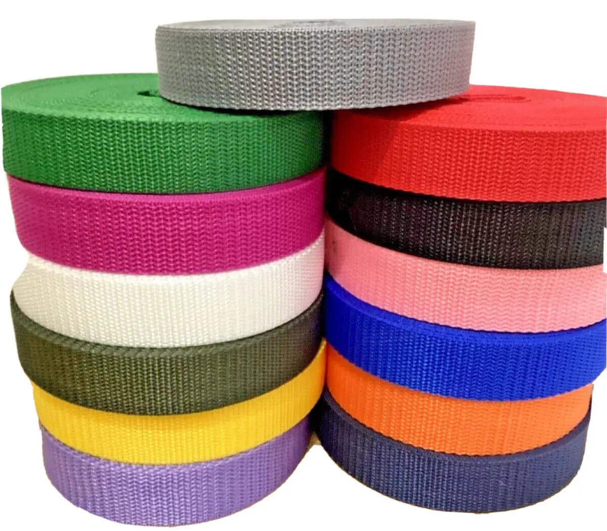 Nylon Webbing Tape Trimming Safety Belt Knapsack Strap Ribbon DIY Bag Webbings Sew Band Accessory Gift Wrapping Bags