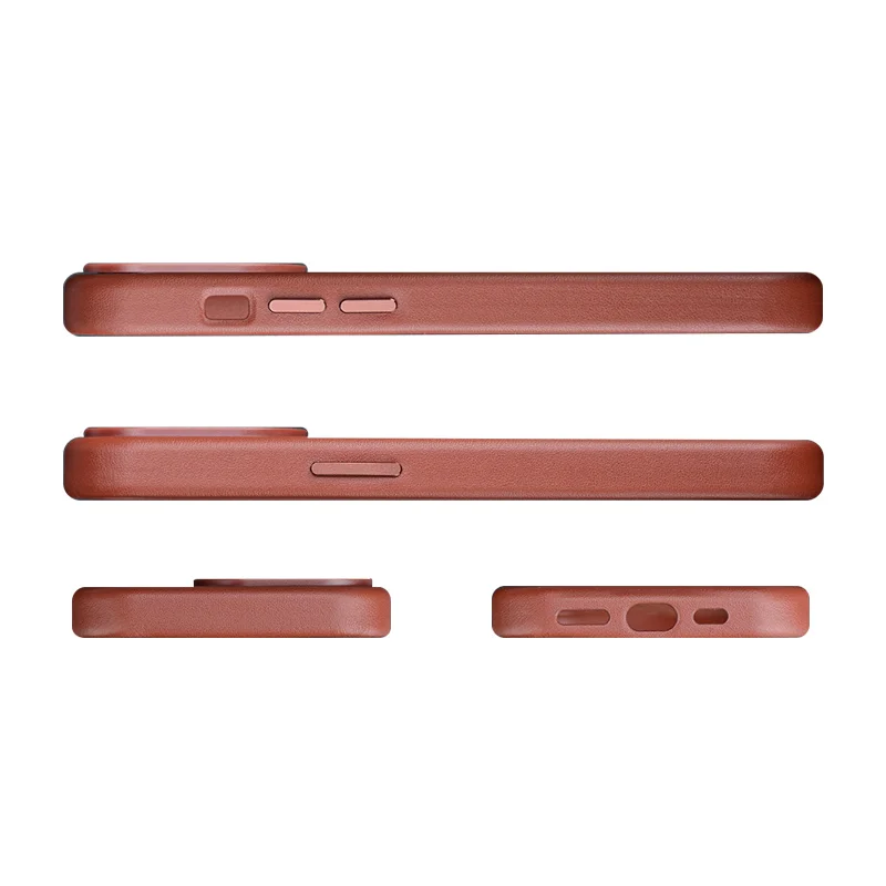 Leyi wholesale magnetic wireless charging for Mag safe back cover cell mobile PU leather phone case for iphone 14 pro max plus