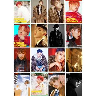Wholesale Kpop 16pcs/set Idol Merchandise ZERO Ateez Photo Card Lomo Card