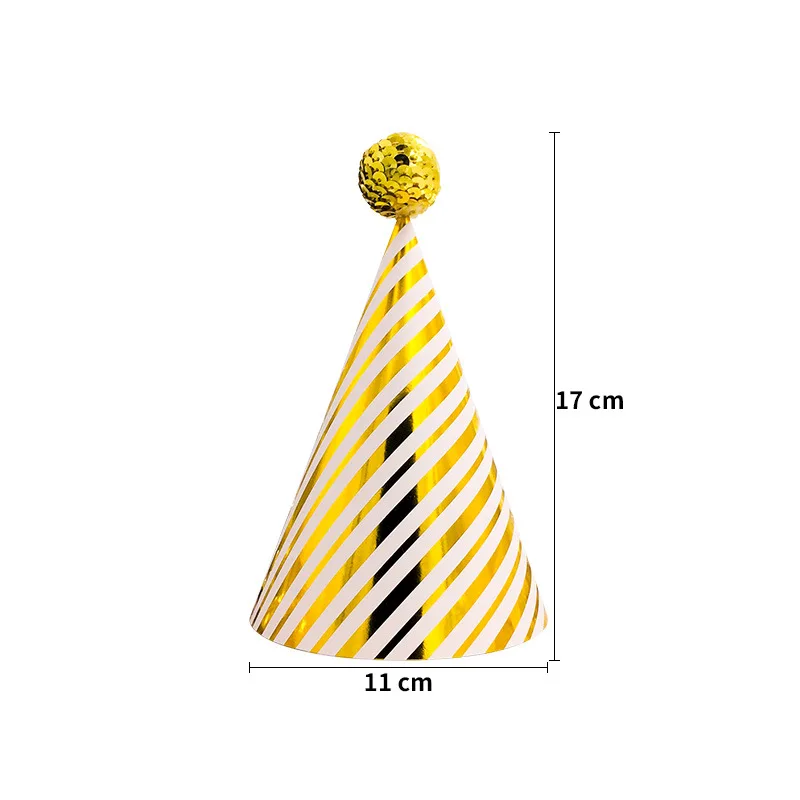 Birthday Party Supplier Baby Shower Decorations Disposable Party Paper Happy Birthday Hat For Children