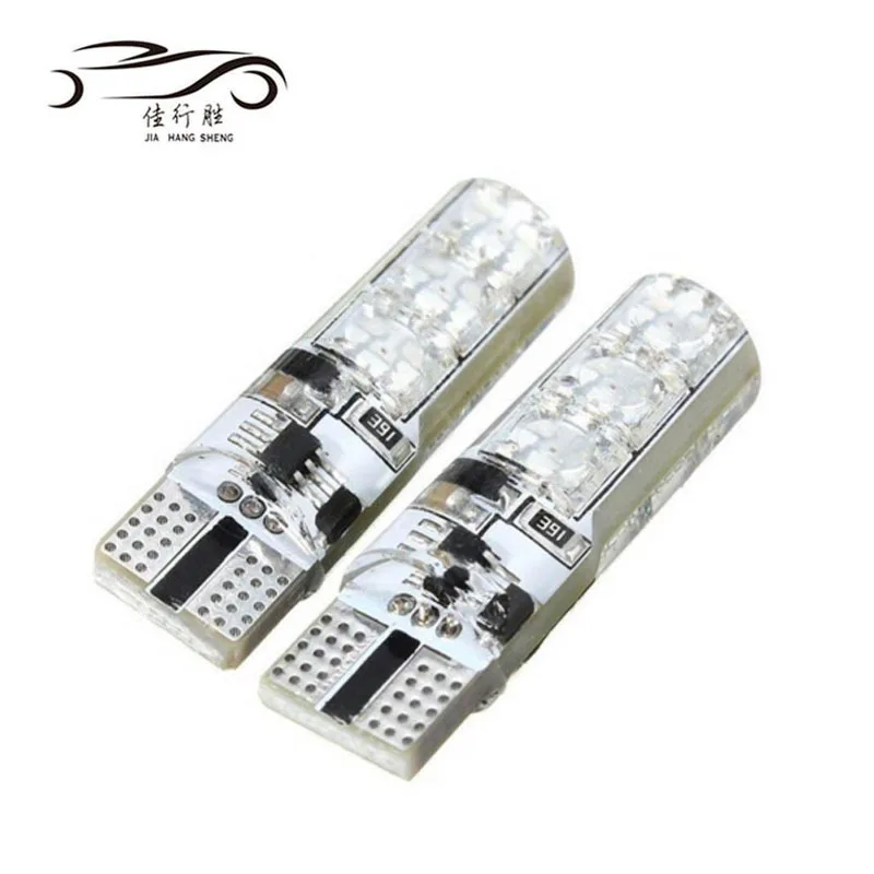  Популярный товар T10 5050 6smd силиконовая RGB лампа для чтения canbus с управлением СВЕТОДИОДНАЯ Лампа 194
