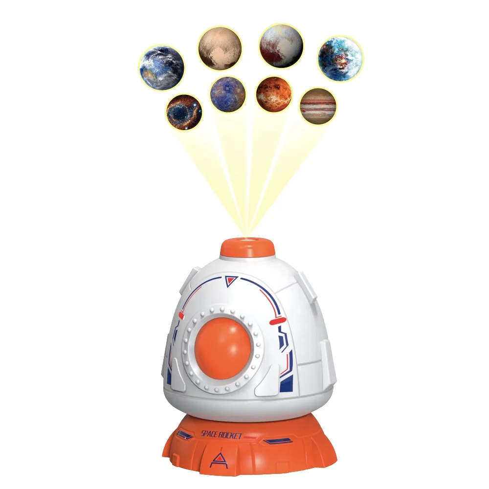 NK Toys kids Early Educational Projection manned rocket simulation space station return capsule Aviation Model Toy