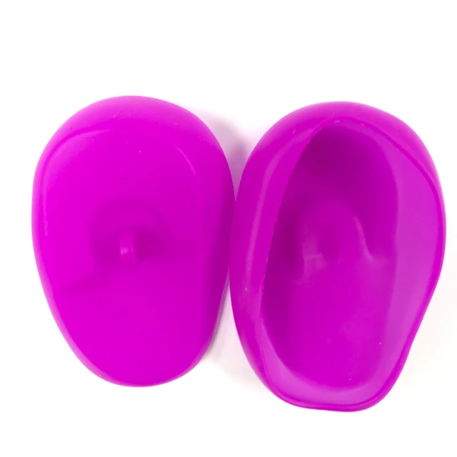 Hot Sale Hair Dye Waterproof Heat Resistant Ear Cover Silicone Salon Barber Ear earmuffs Water Ear Protector