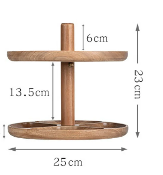 Cake stand 2 tiers wooden trays 3 tiers Acacia wood wedding birthday dessert table decoration wooden cake tray dessert tray