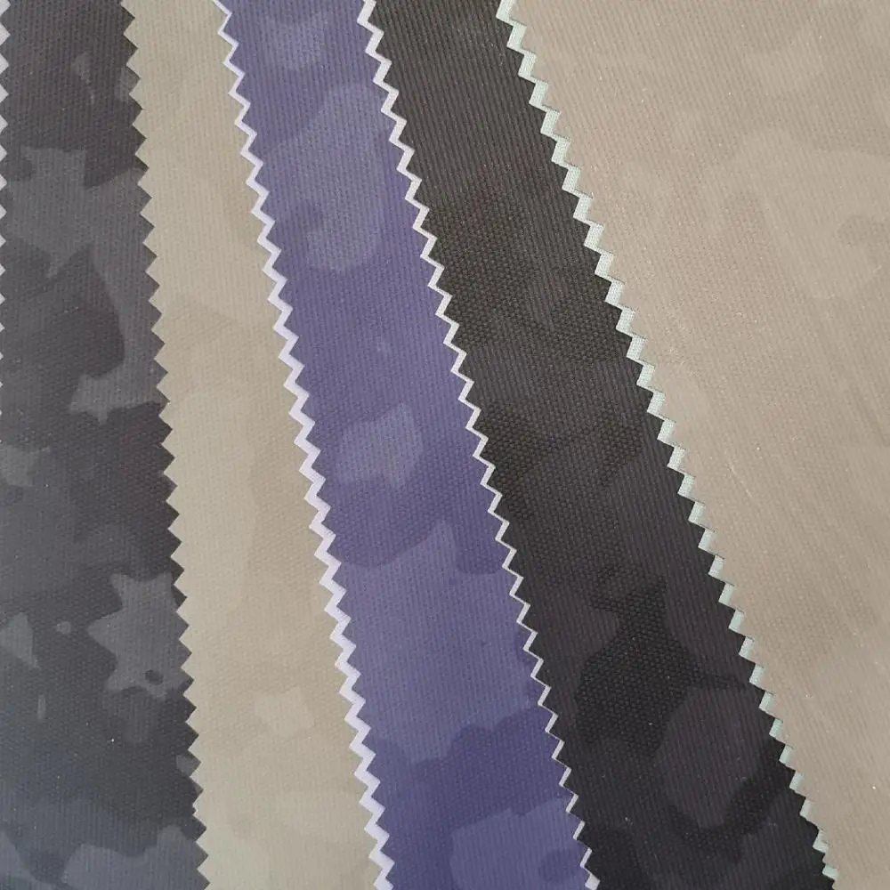 
190T Pongee Fabric With Lamination Camo Print For Jacket 