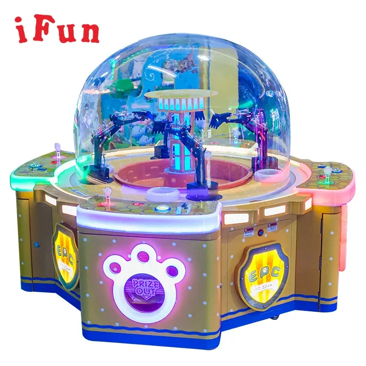 IFUN Coin Operated Doll Gift Machine Arcade Claw Crane Game Machine Toy Prize Machine FOR SALE