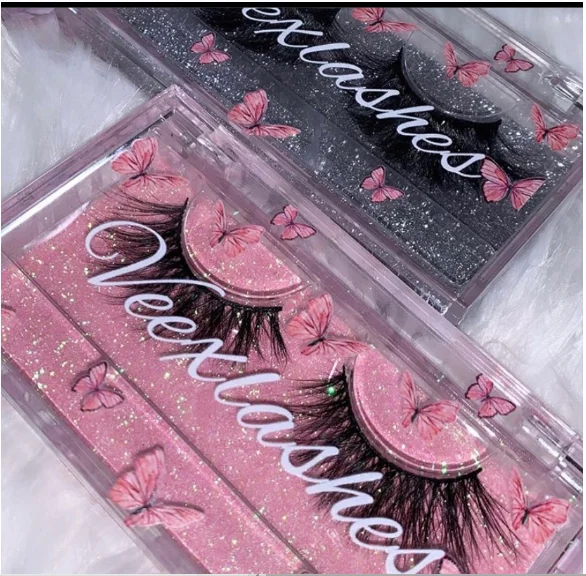 Wholesale Custom Eyelash Packaging Lash Box Natural False Silk Lashes 3D Mink Eyelashes Vendor
