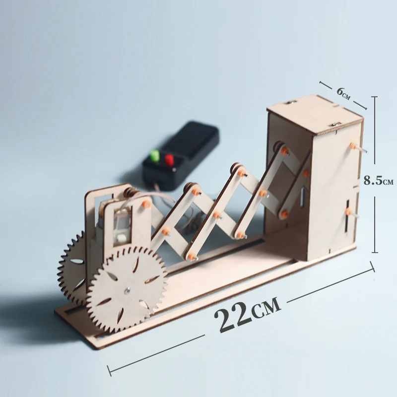 DIY Electric Telescopic Door DIY Science Experiment Kit & Education Model Toy For Children Gift Toy Project