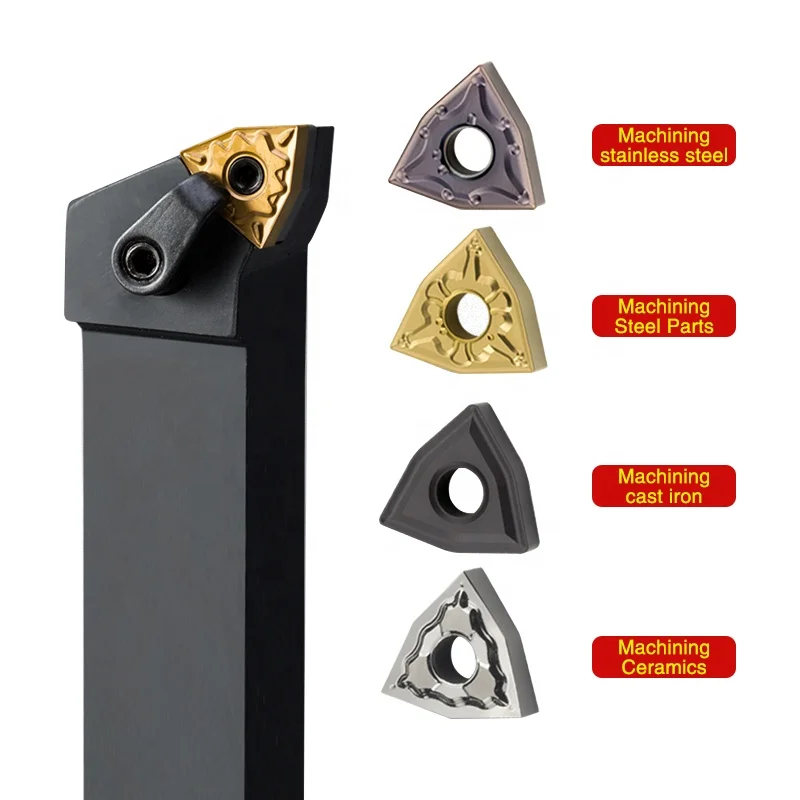 CNC Machine Tools Machining Steel Carbide Inserts WNMG080408-PR