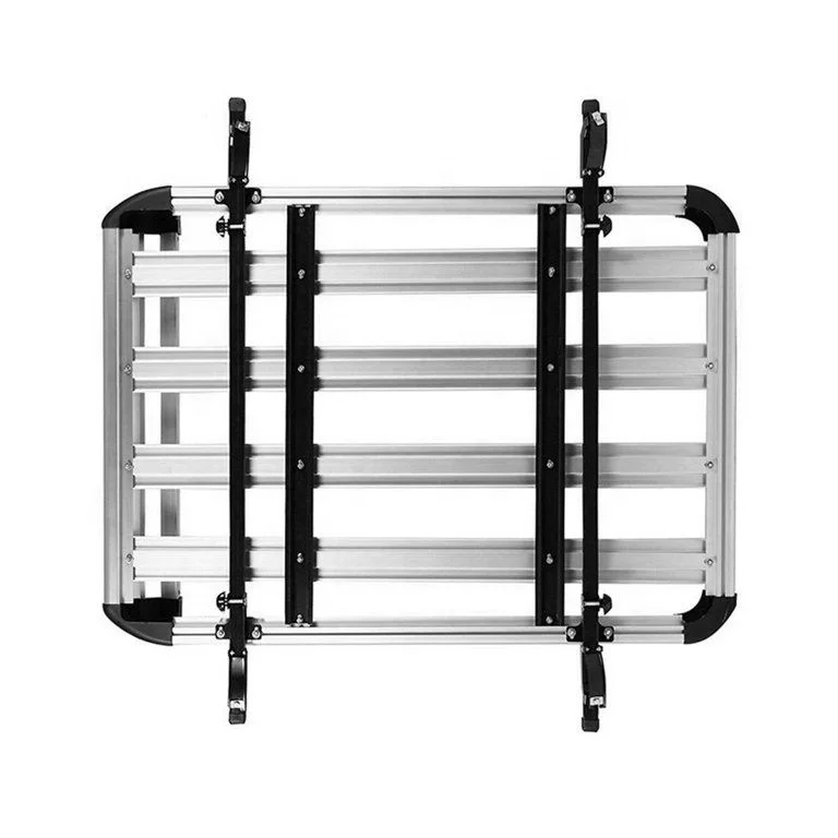 Silver Bike Aluminum Top Cargo Rack/Basket Car Roof Rack 4x4 Universal Car Roof Racks For volvo Toyota Prado Id4 Jeep Suv Cars