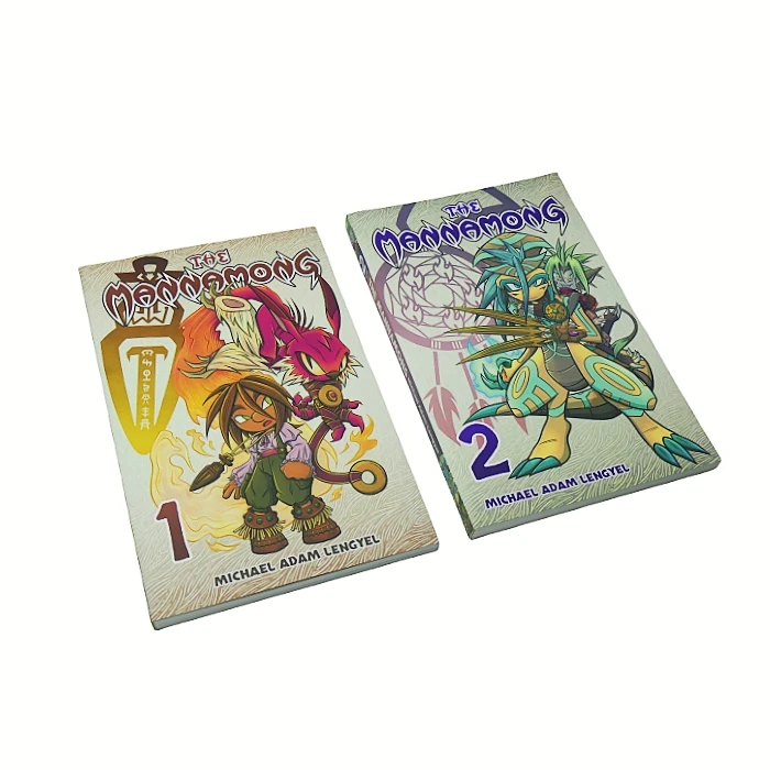 Manga comic book printing offset printer print on demand comic books manga books set