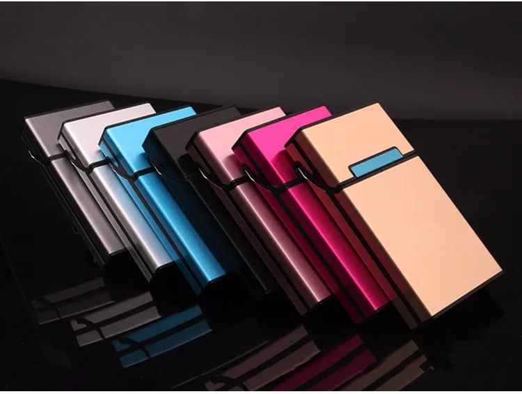 Factory Direct Supply Custom made Cigarette product Aluminium Cigarette Case/cigarette box/Tobacco Box