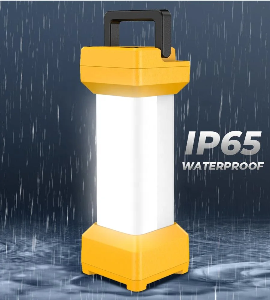 1100lm Мобильная наружная беспроводная Отдых на природе света Рыбалка дополнительным светом Аккумуляторная Регулируемая Настольная лампа с USB портом для зарядки телефона SOS