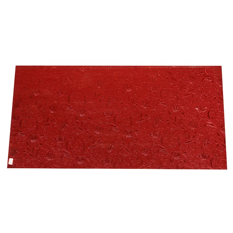 1220*2900*3mm emboss decoration uv panel/pvc marble sheet