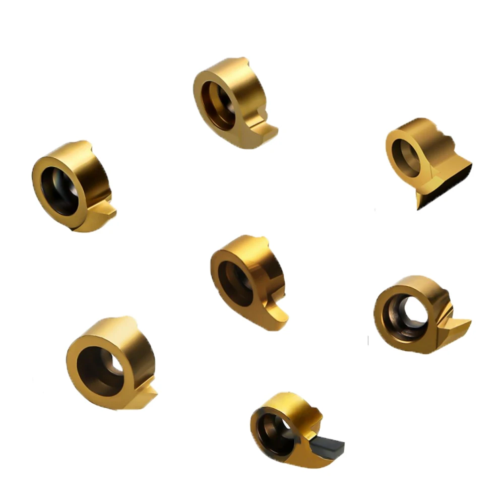 HOANYORE 1 5-6 0 мм нанесение прорези для запятых головка из твердого сплава CNC с отверстием нож
