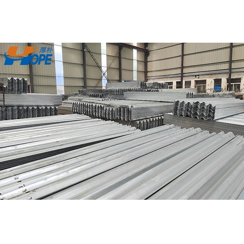 Outdoor Highway Use Steel and Plastic W Beam Guard Rails Traffic Safety Barrier High Performance Highway Guardrail