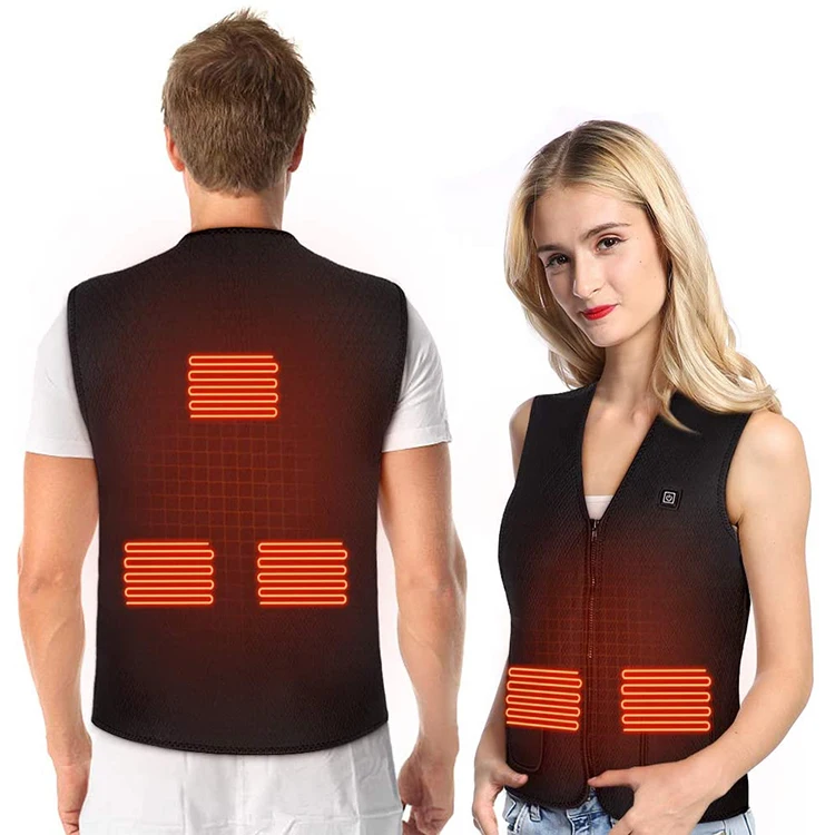heating warm vest inner tank battery 9 zone description high-end intelligent charging and jacket without
