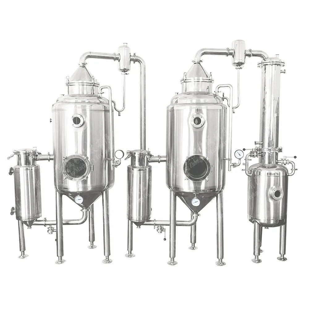 Highly Efficient Stainless Steel Glucose Oligosaccharides Solution Concentrator Chemical Herb Extraction Tank and concentrator