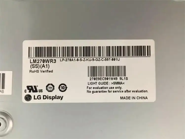 Оптовая продажа LM270WR3 SSA1 C1 LG 27 дюймов для всех в одной машине ЖК-дисплей модуль экран
