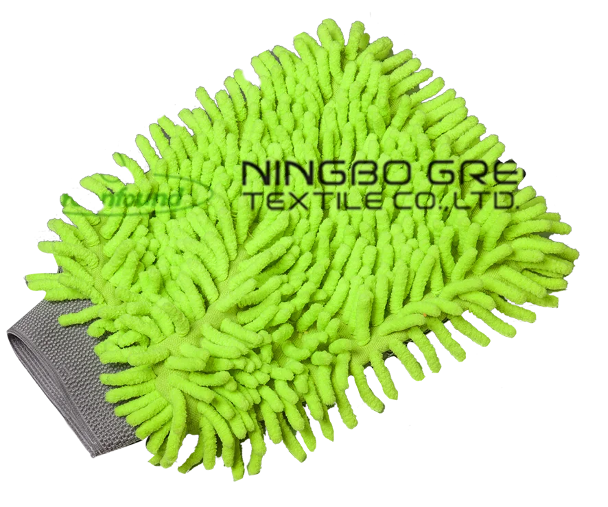 Chenille Microfiber Wash Mitt Scratch Free, Ultra Absorbent Microfiber Mitt for Cars, Trucks, SUV, Boat & Motorcycle